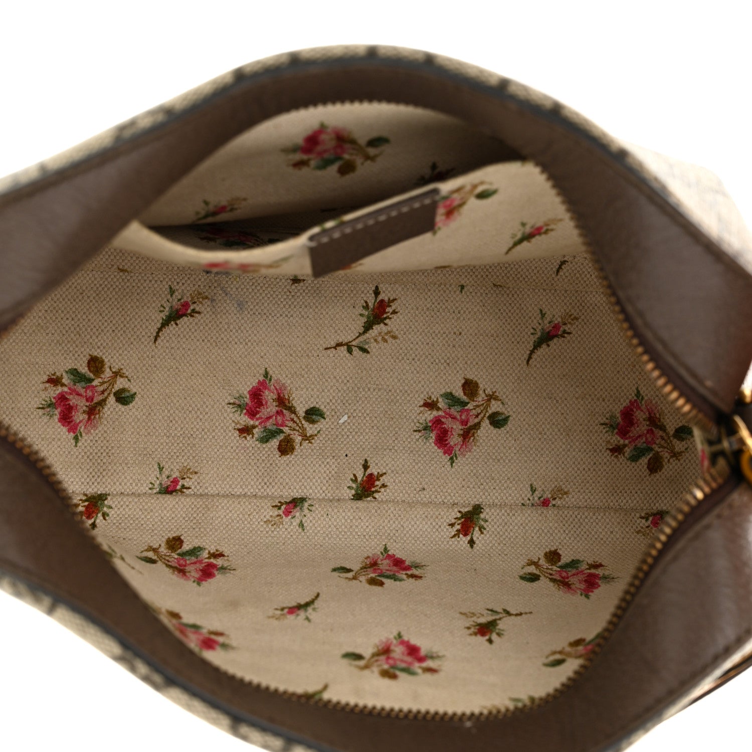 Gucci GG Supreme Monogram Web Neo Vintage Shoulder Bag Beige New Acero Crop 5 of 10