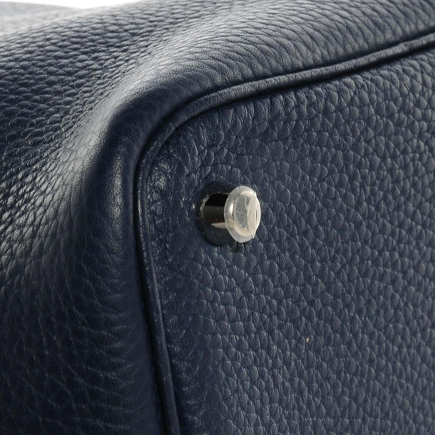 Hermes Taurillon Clemence Picotin Lock 18 PM Bleu Saphir 7 of 12