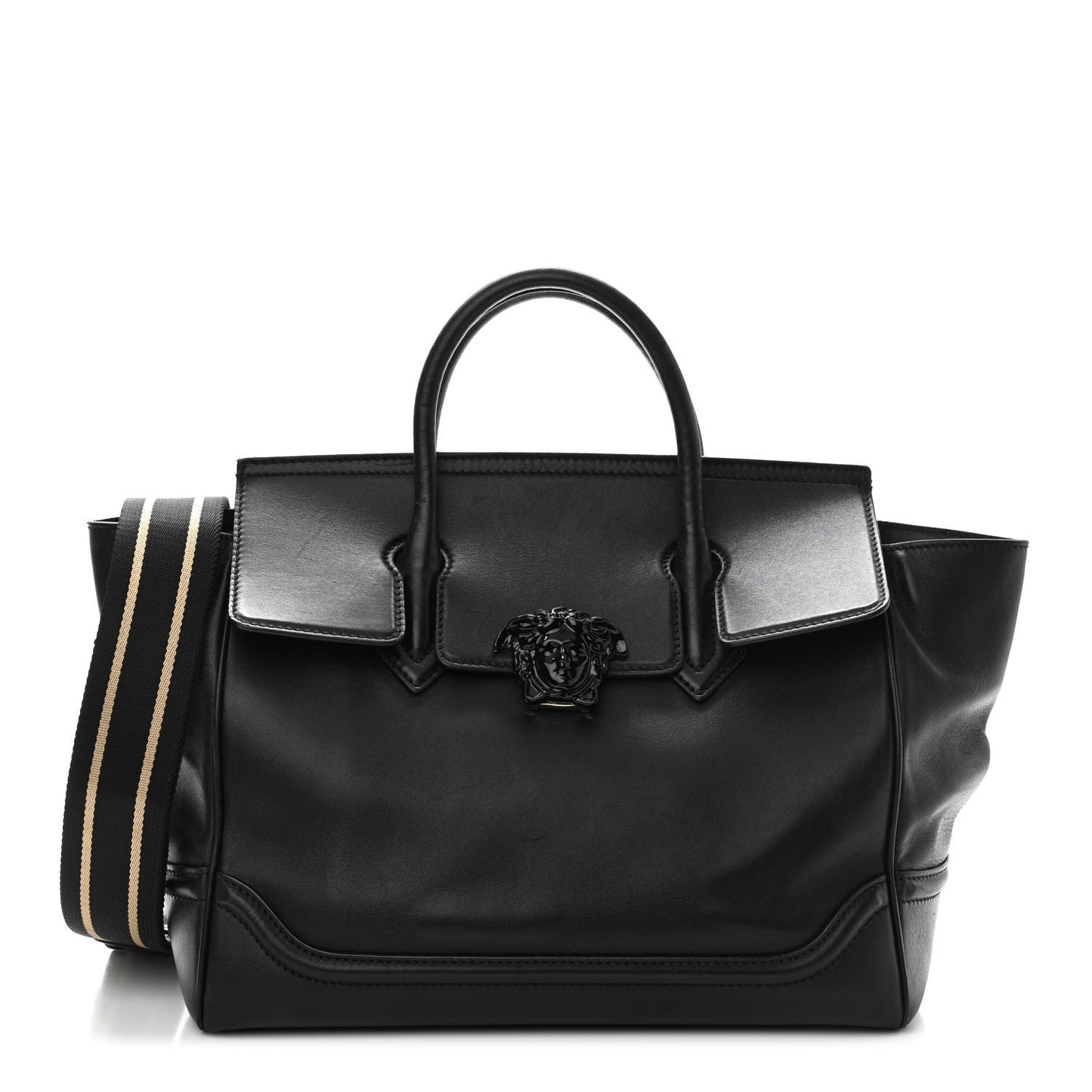 Calfskin Large Palazzo Empire Bag Black