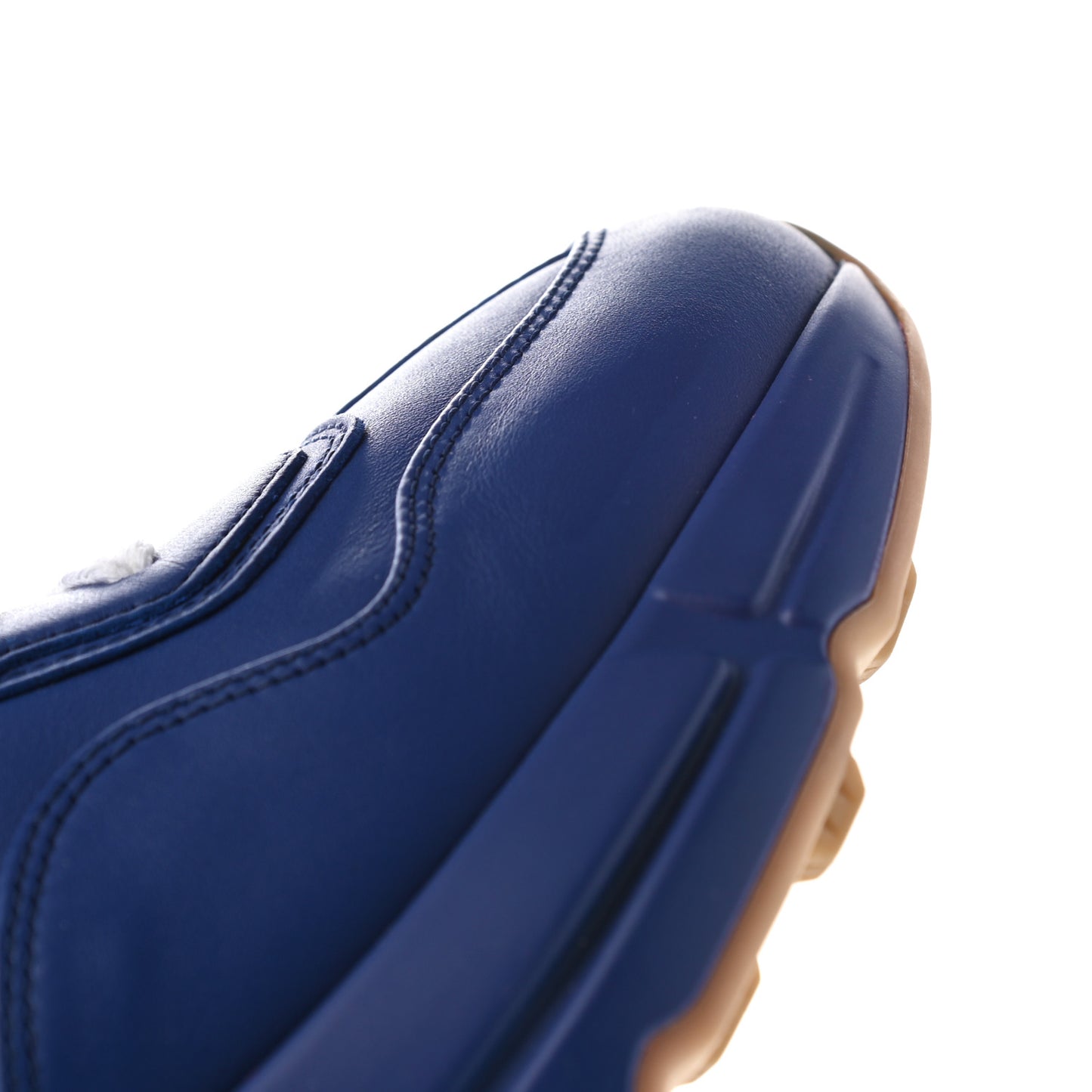 X MLB Calfskin NY Yankees Mens Rhyton Sneakers 10.5 Electric Blue