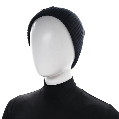 Louis Vuitton Wool LV initials Monogram Beanie Hat Black 2 of 6