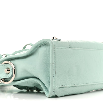 Balenciaga Agneau Classic Silver Hardware Mini City Maldives 10 of 14