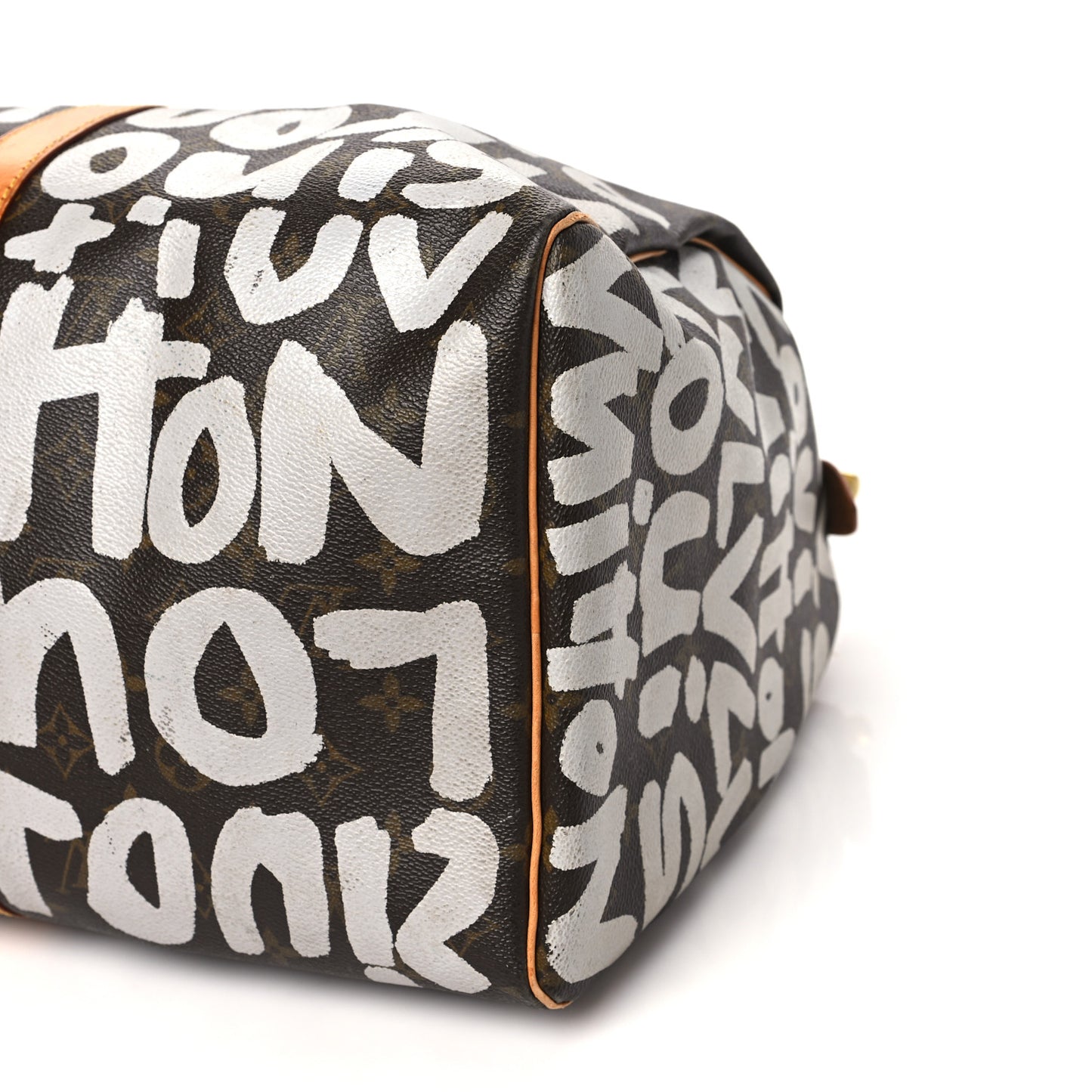 Monogram Graffiti Keepall 50 Silver
