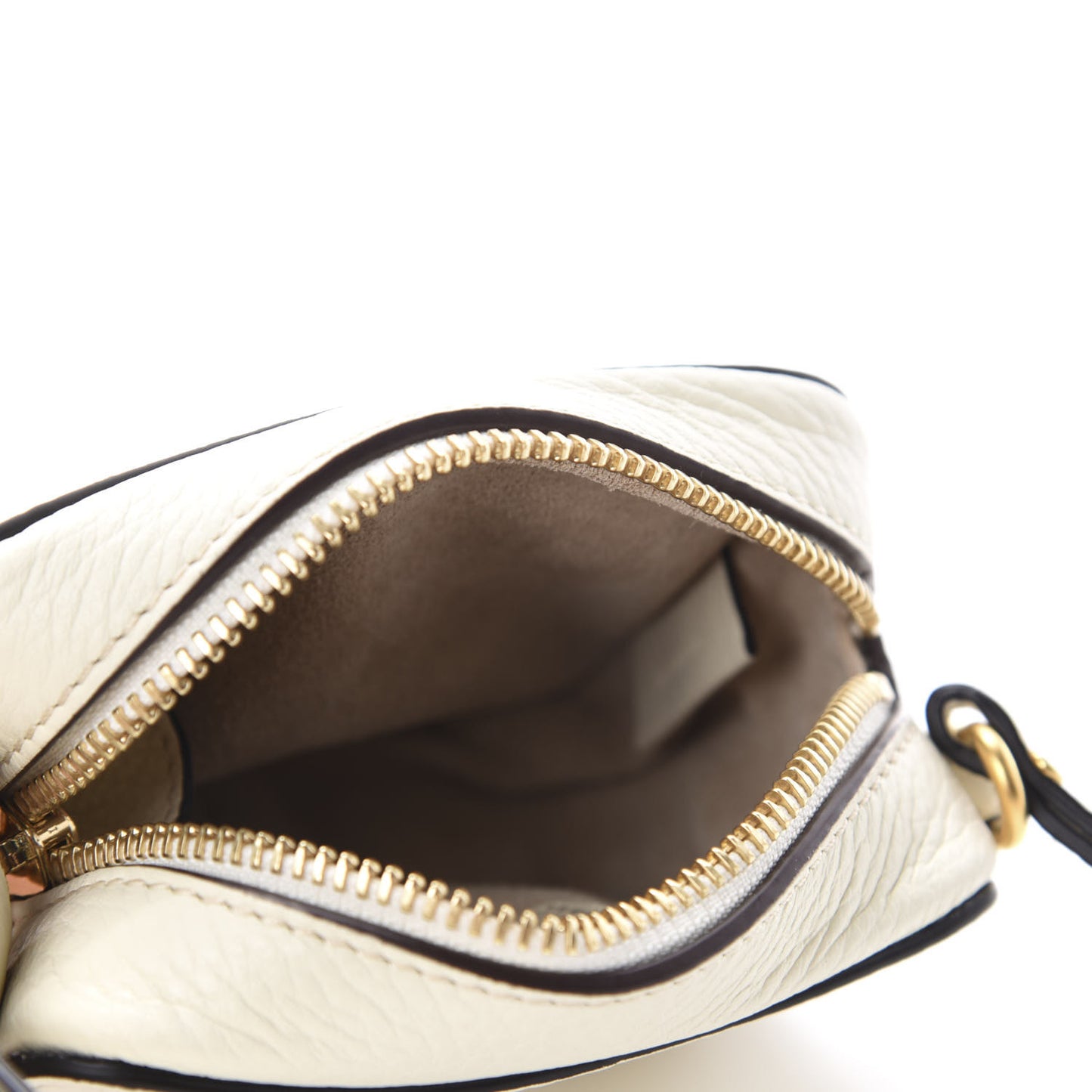 Calfskin Mini Marcie Crossbody Bag Natural White