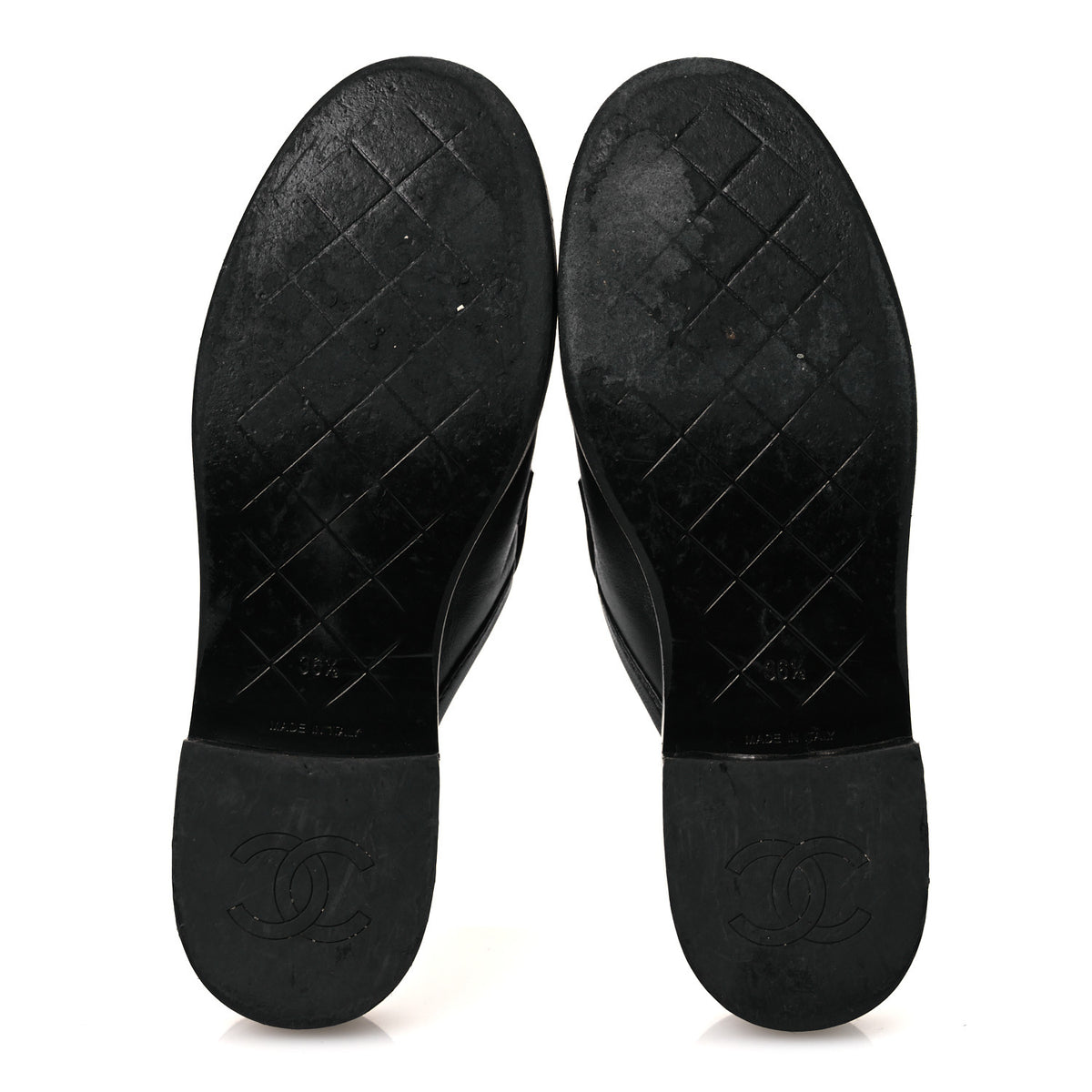 Chanel Lambskin Quilted CC Turnlock Mules 36.5 Black 7 of 10