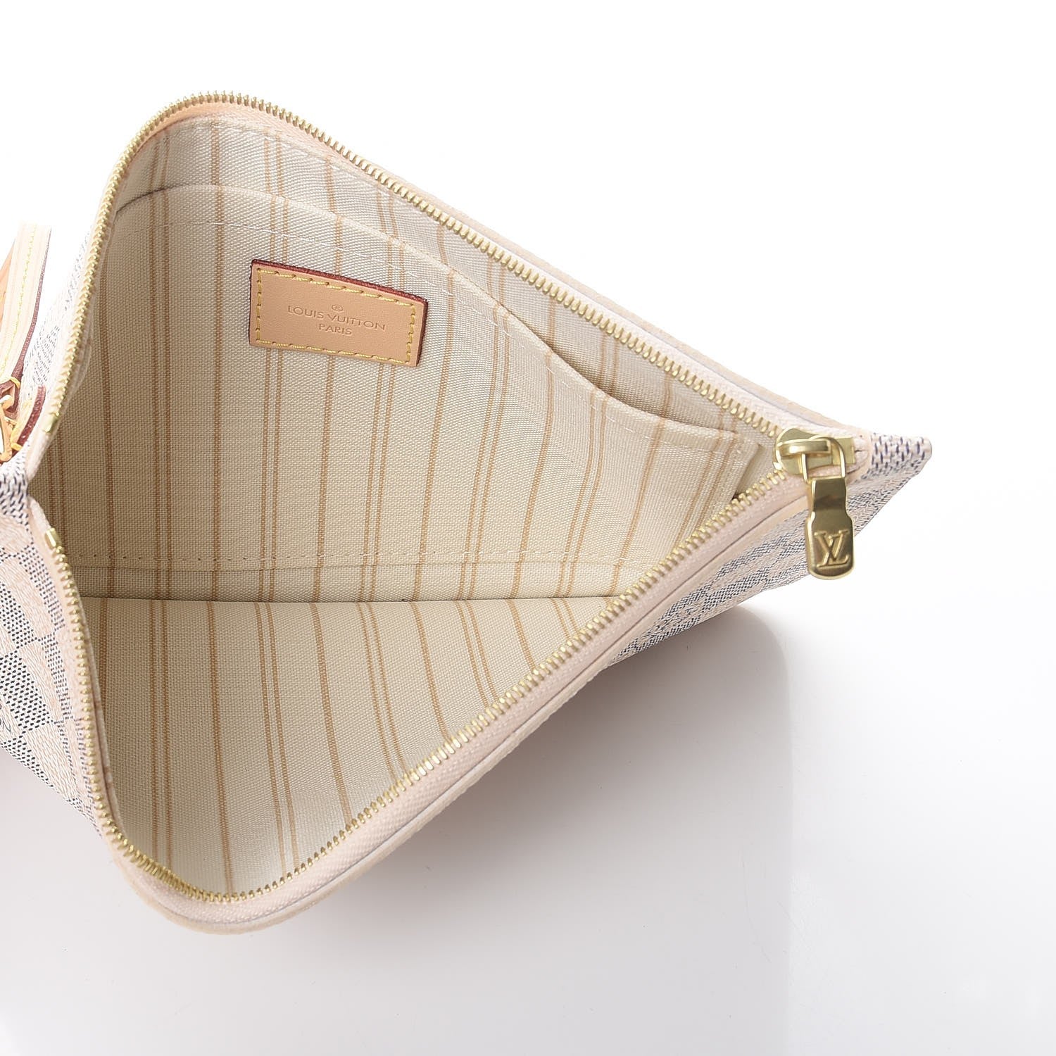 Louis Vuitton Damier Azur Neverfull MM GM Pochette 5 of 8