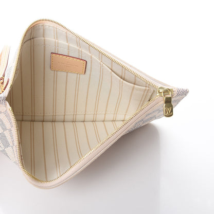 Louis Vuitton Damier Azur Neverfull MM GM Pochette 5 of 8