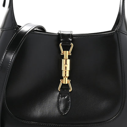 Gucci Boarded Dyana Lux Calfskin Small Jackie 1961 Hobo Black 8 of 10