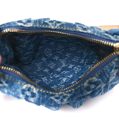 Louis Vuitton Monogram Denim Pochette Valley Blue 5 of 10