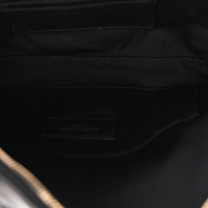 Saint Laurent Grain De Poudre Monogram Belt Bag Black 5 of 10