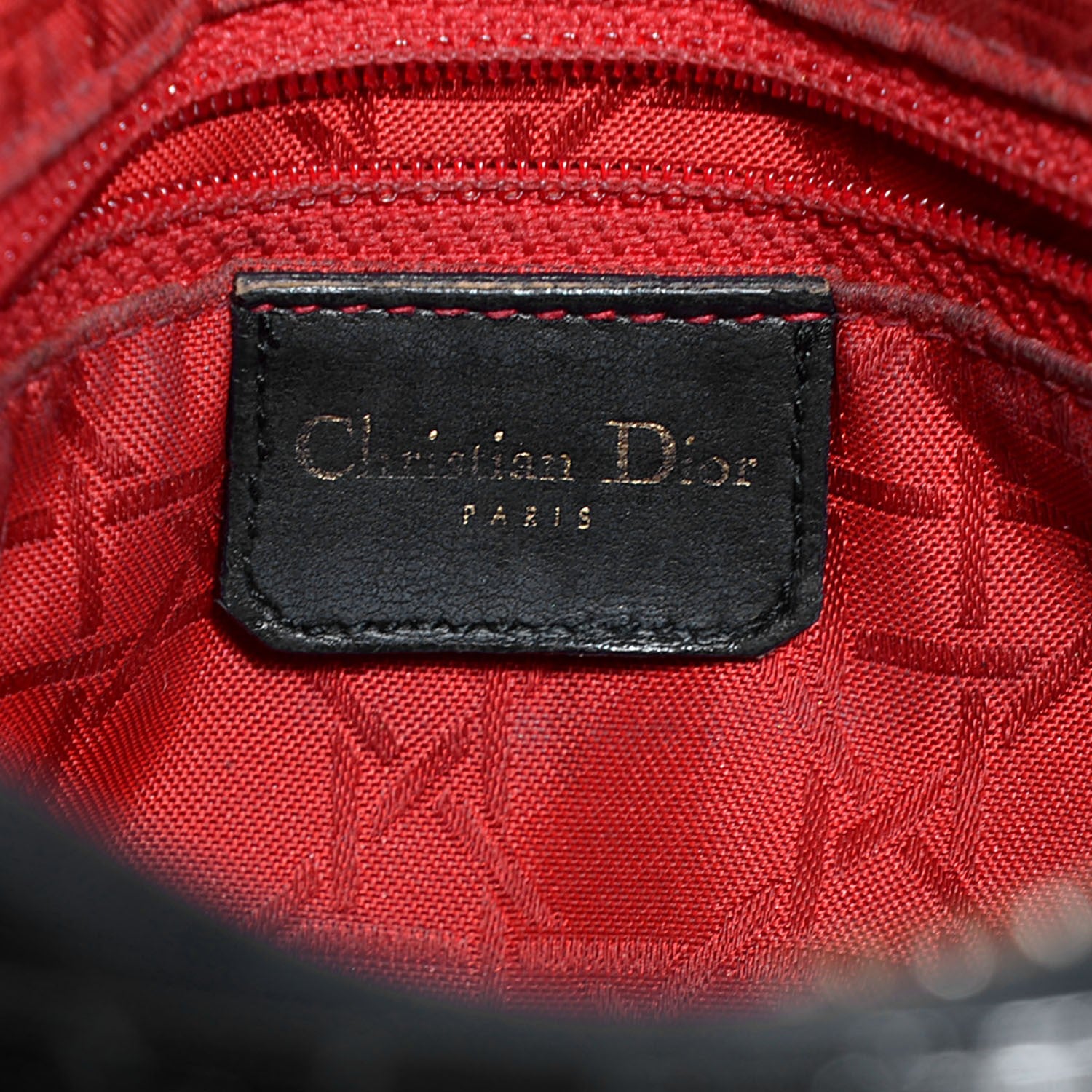 Christian Dior Patent Cannage Medium Lady Dior Black 6 of 7