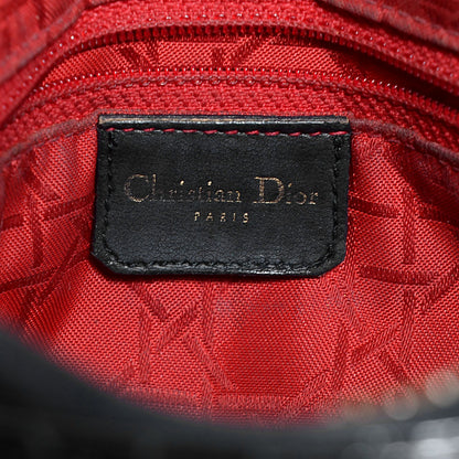 Christian Dior Patent Cannage Medium Lady Dior Black 6 of 7