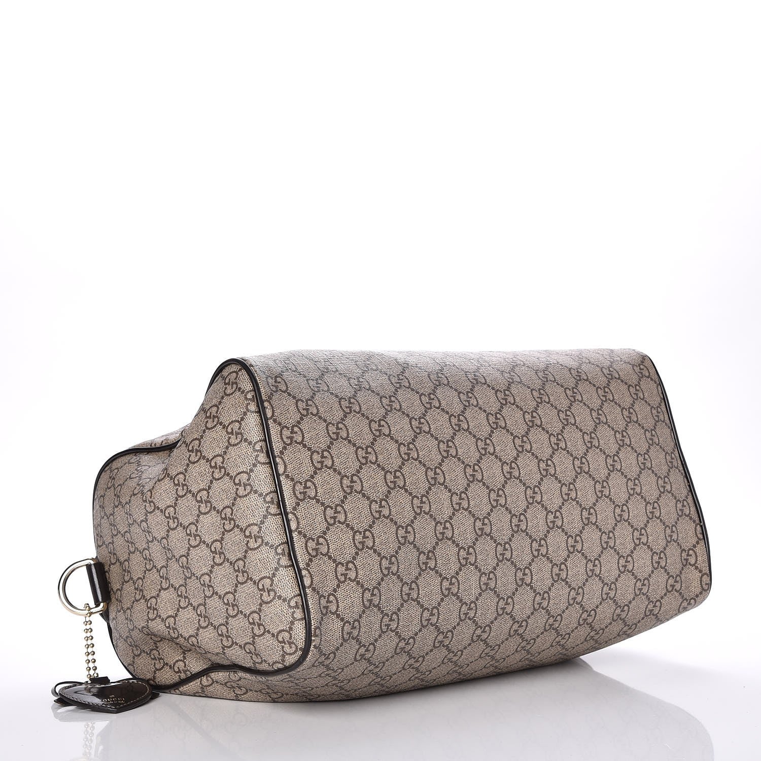 Gucci GG Plus Monogram Tattoo Heart Medium Joy Boston Dark Brown 4 of 8