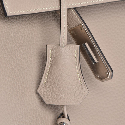 Hermes Togo Kelly Retourne 32 Gris Tourterelle 10 of 31