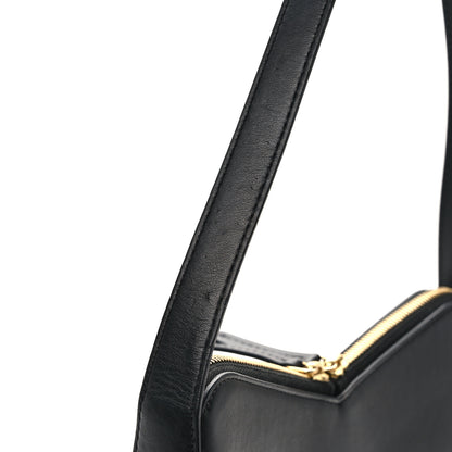 Mansur Gavriel Calfskin M Frame Baguette Black 8 of 8