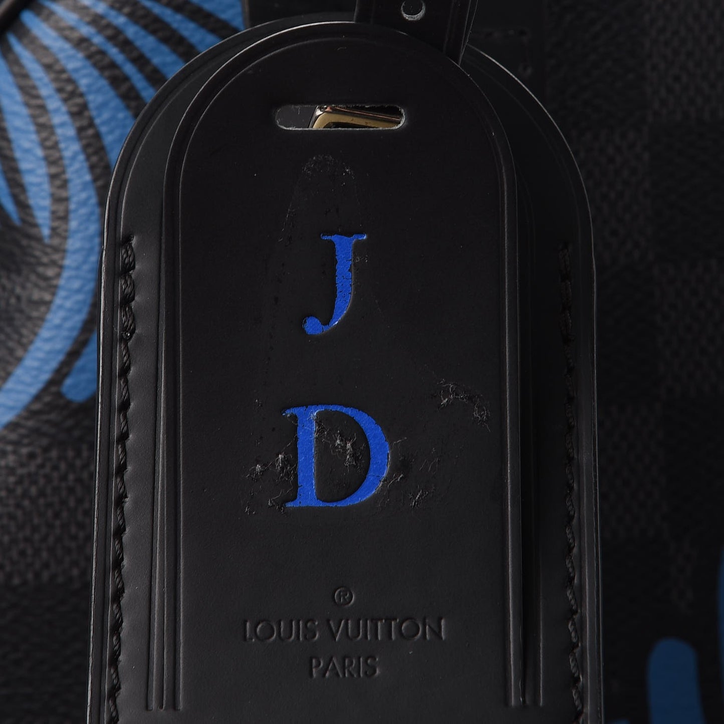Damier Graphite Rope Keepall 55 Blue
