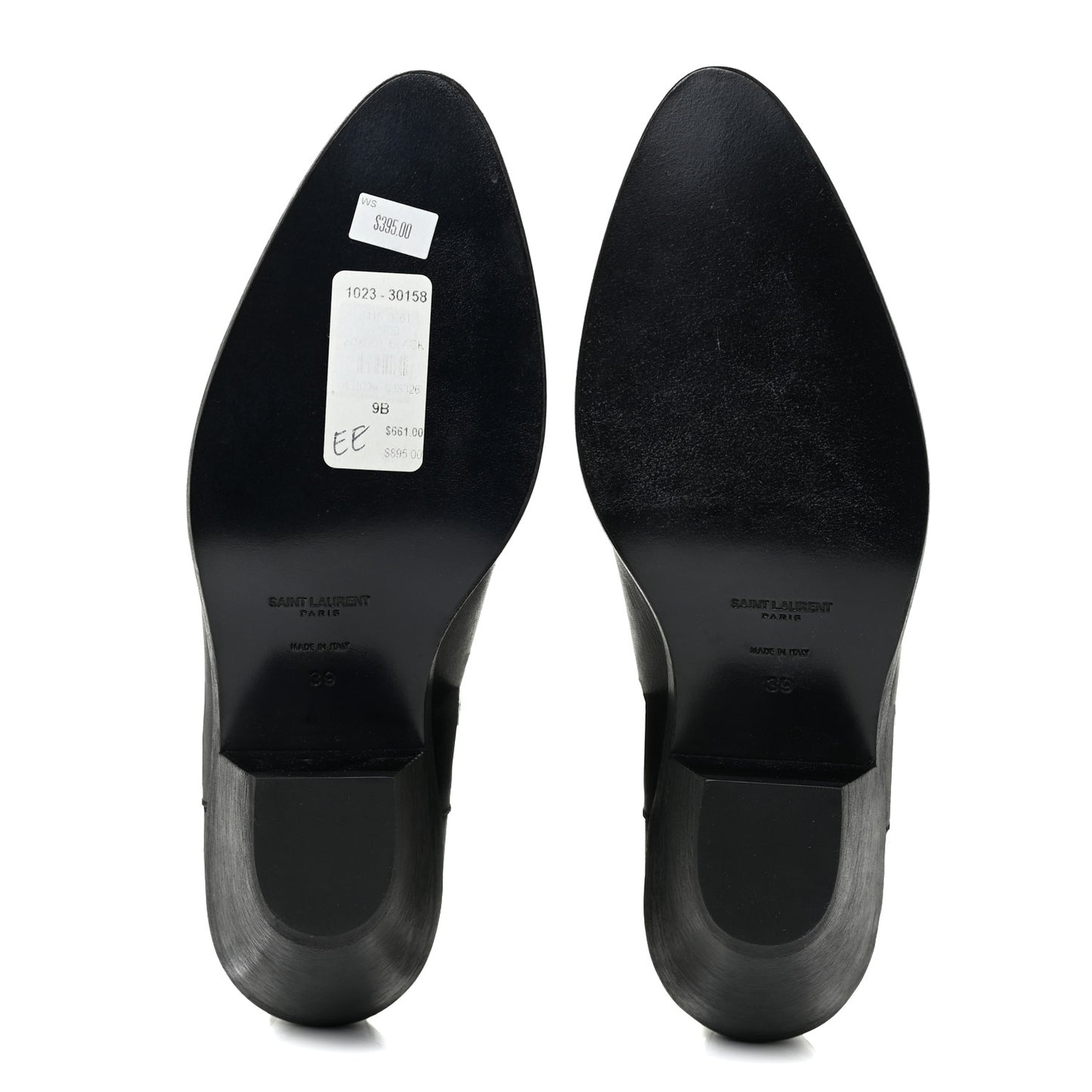 Calfskin Brit Souple Ankle Boots 39 Black