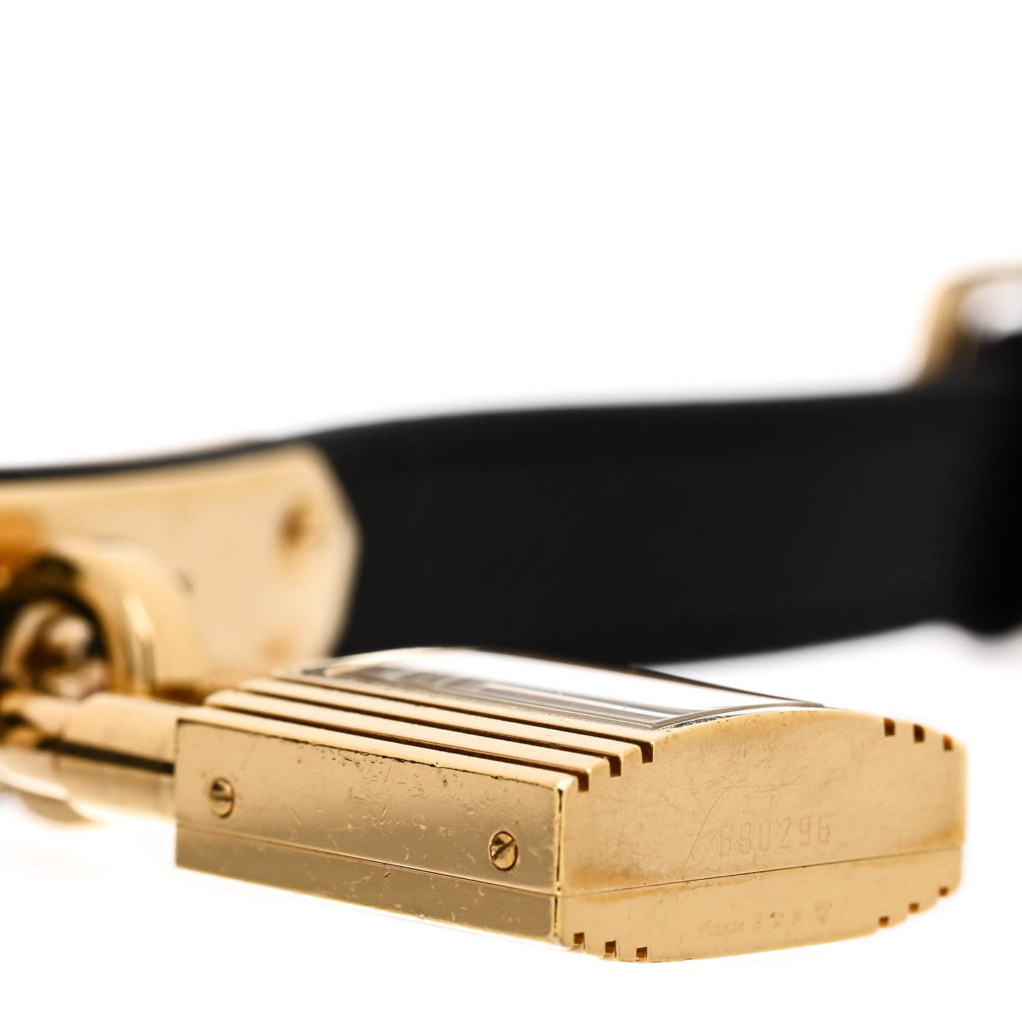 Stainless Steel Epsom 20mm Kelly Cadena Quartz Watch Noir