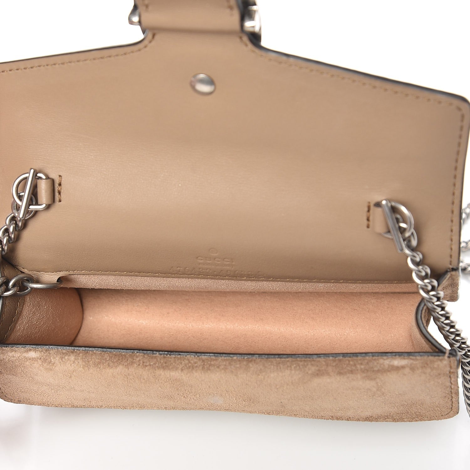 Gucci GG Supreme Monogram Super Mini Dionysus Shoulder Bag Taupe 5 of 8