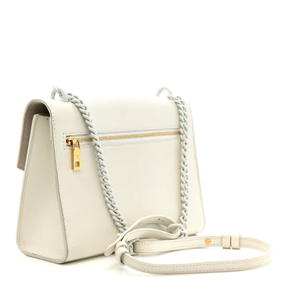 Louis Vuitton Soft Calfskin Mylockme Chain Bag BB White 3 of 16