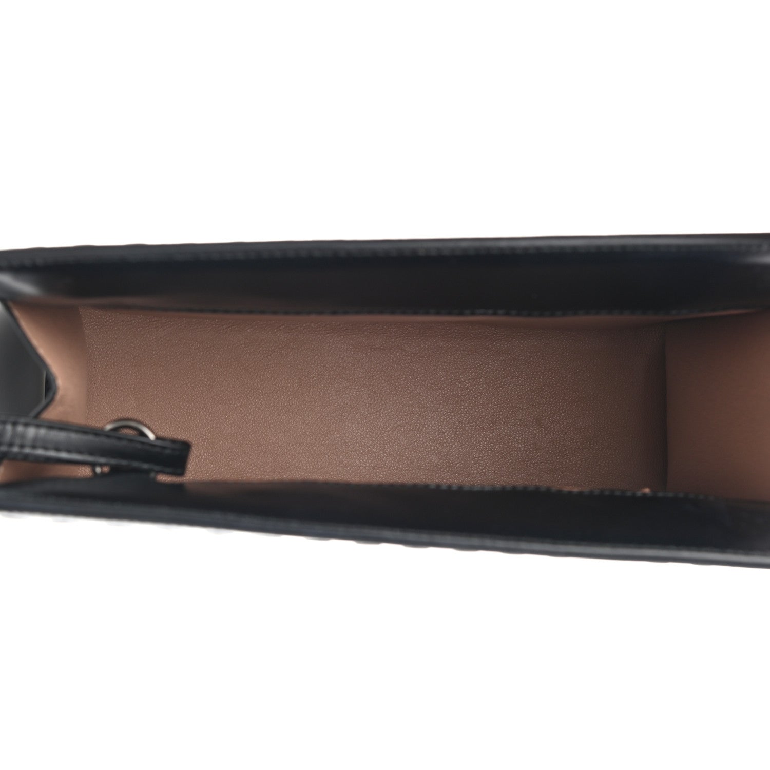 Alaia Calfskin Grommet Studded Clutch Black 5 of 9