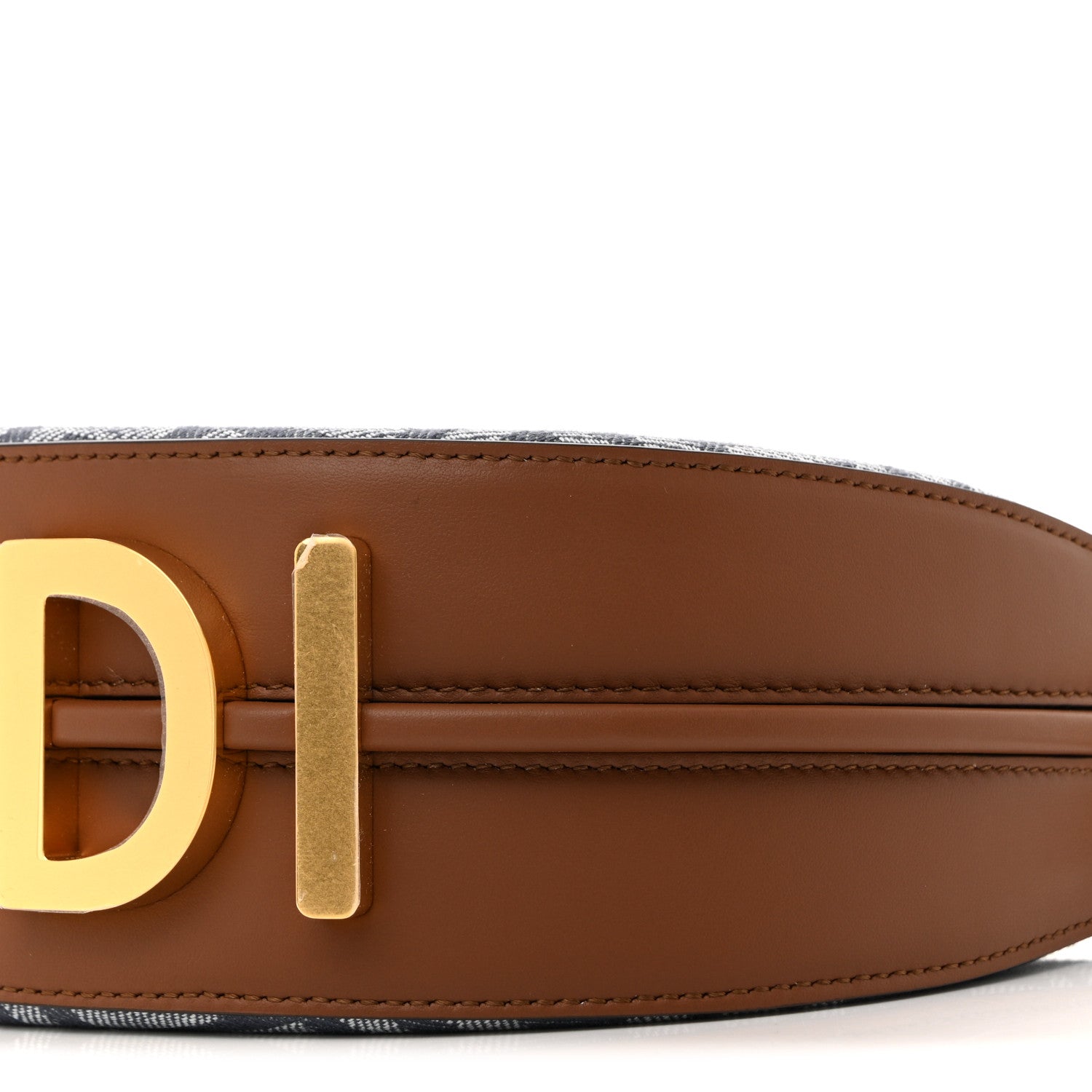 Fendi Denim Vitello King F is Fendi FF Embroidered Mini