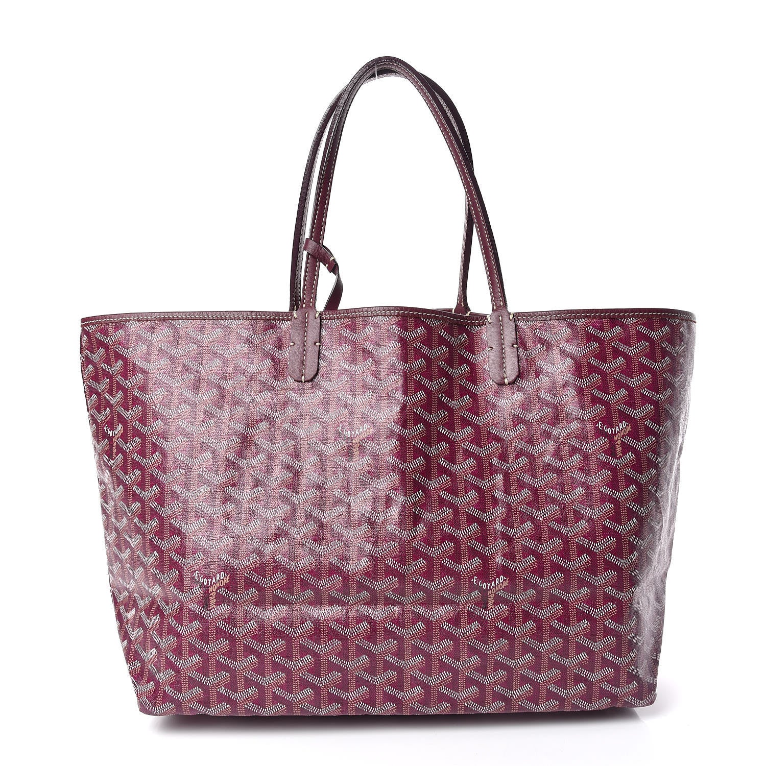 Goyard Goyardine Saint Louis PM Burgundy 3 of 17