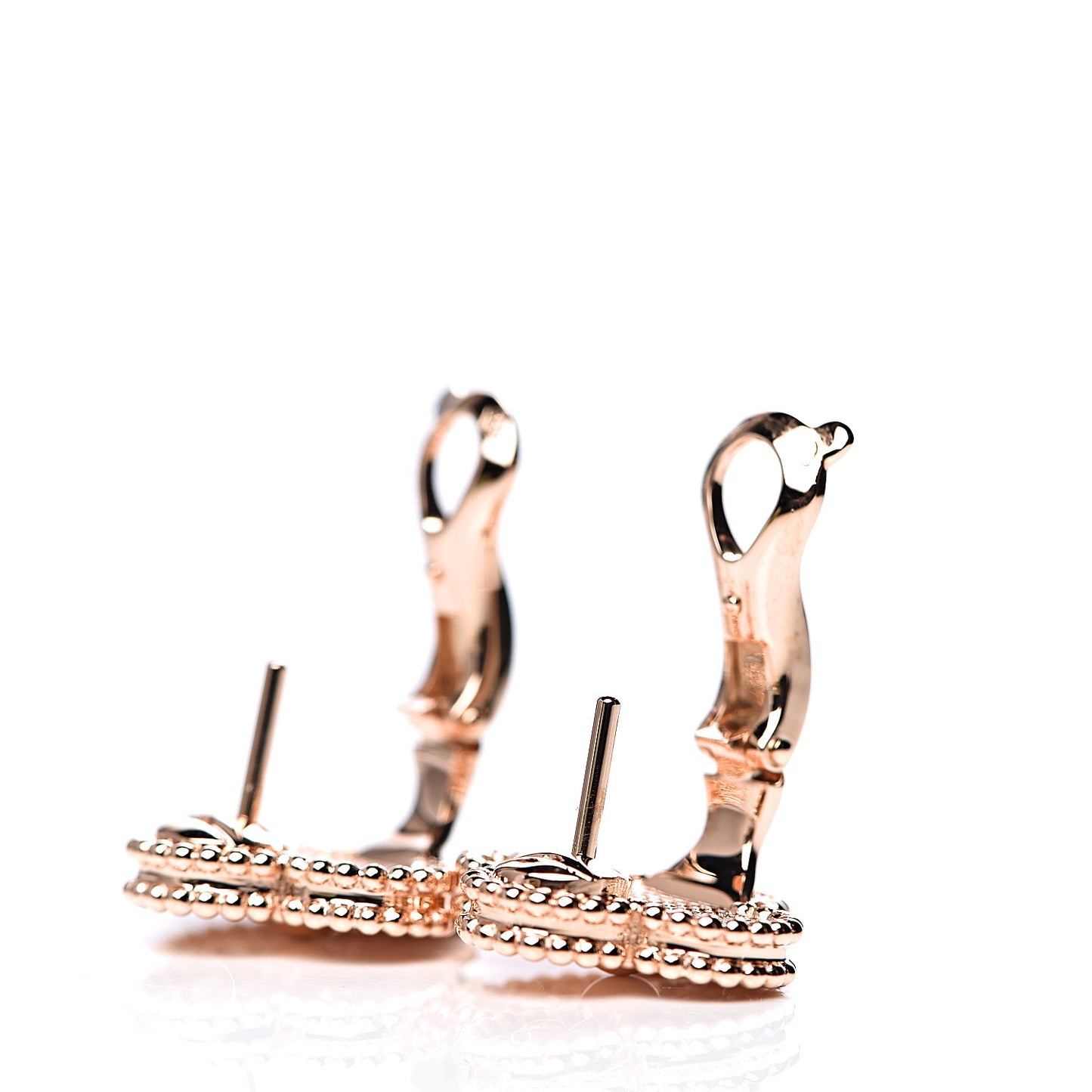 18K Rose Gold Vintage Alhambra Earrings