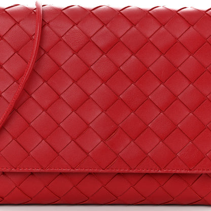 Bottega Veneta Lambskin Intrecciato Mini Crossbody Bag Apple Candy 8 of 11