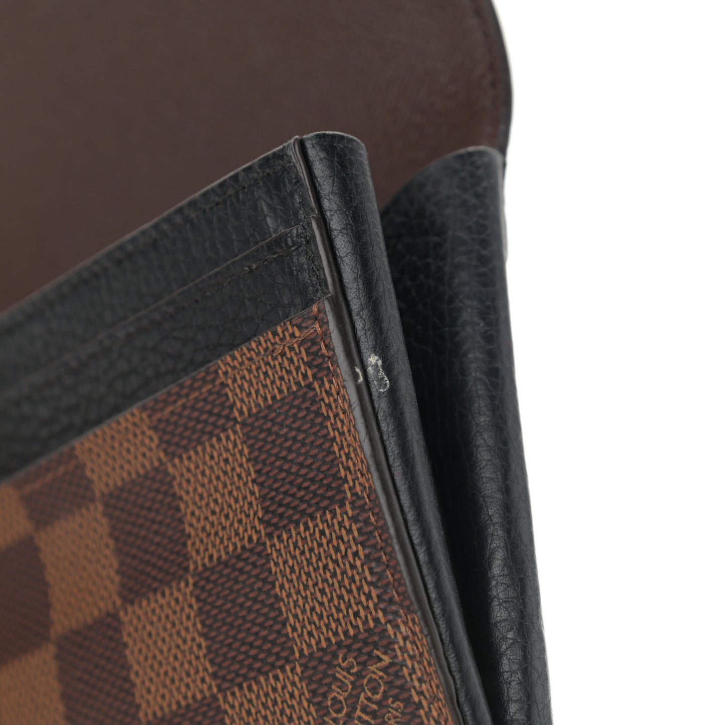 Damier Ebene Normandy Wallet Black