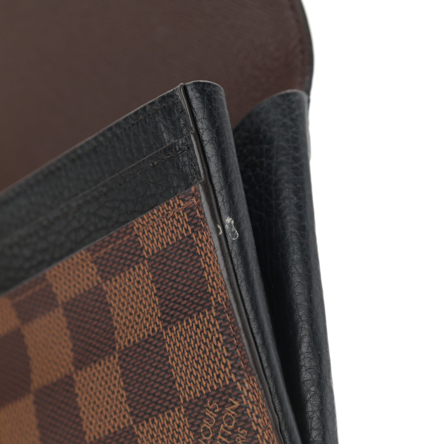 Louis Vuitton Damier Ebene Normandy Wallet Black 10 of 10