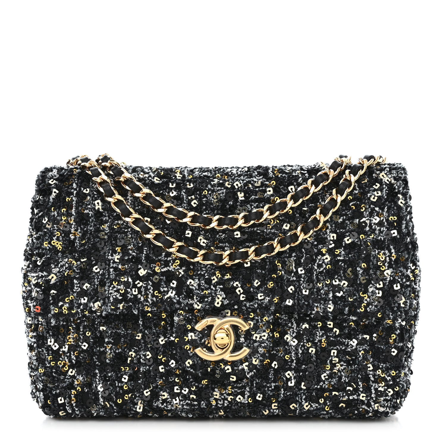Chanel Sequin Small Single Flap 1 of 11