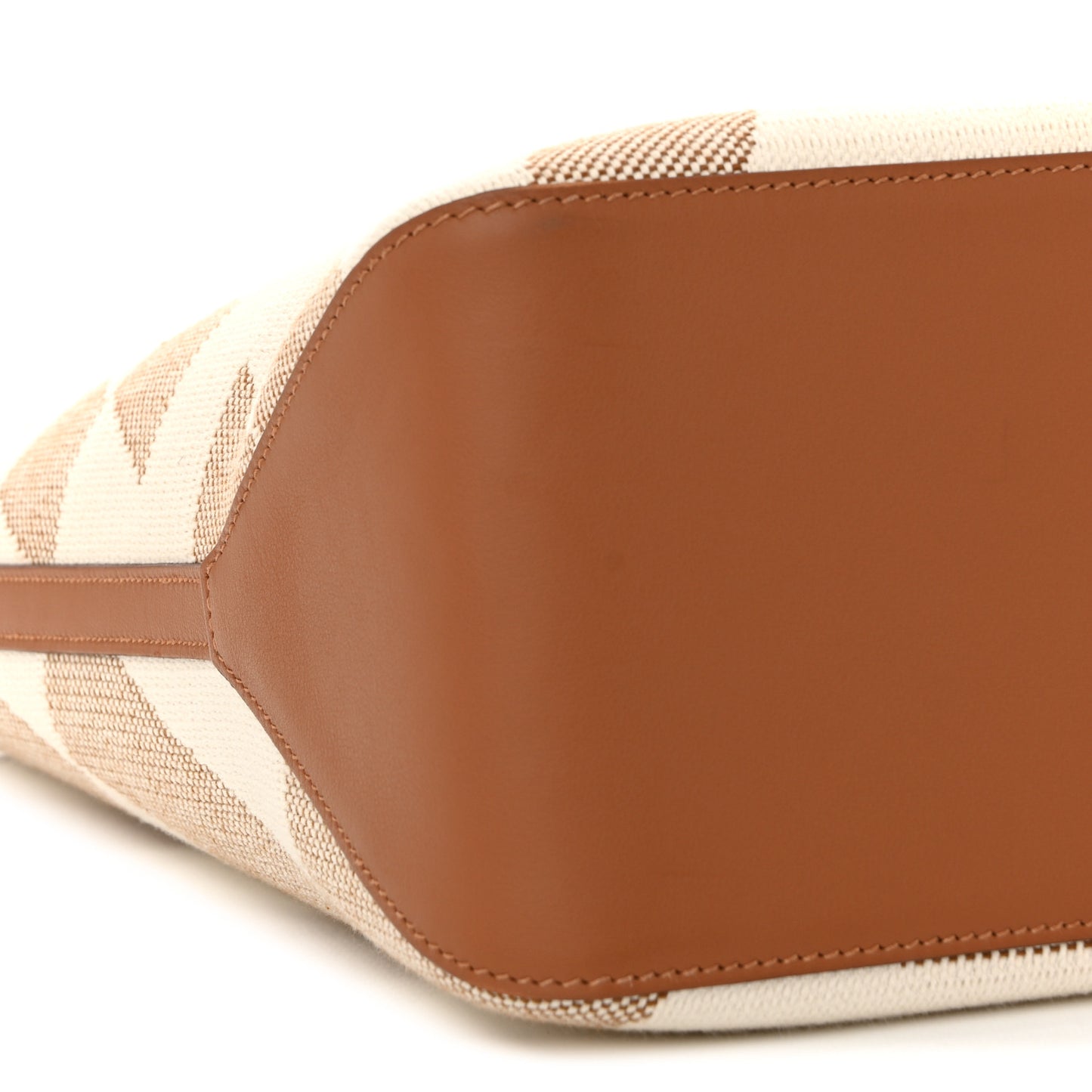 Swift H Canvas Cabas H En Biais 40 Ecru Naturel Gold