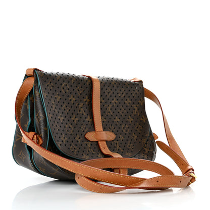 Louis Vuitton Monogram SC Flore Saumur Teal 2 of 17