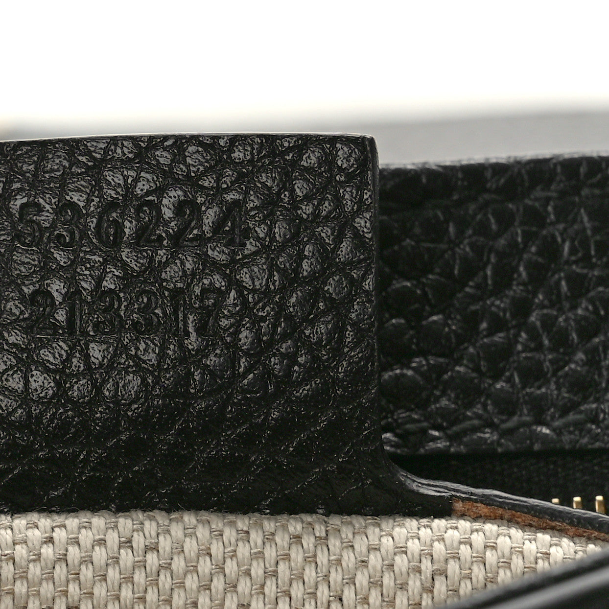 Pebbled Calfskin Medium Soho Flap Crossbody Black