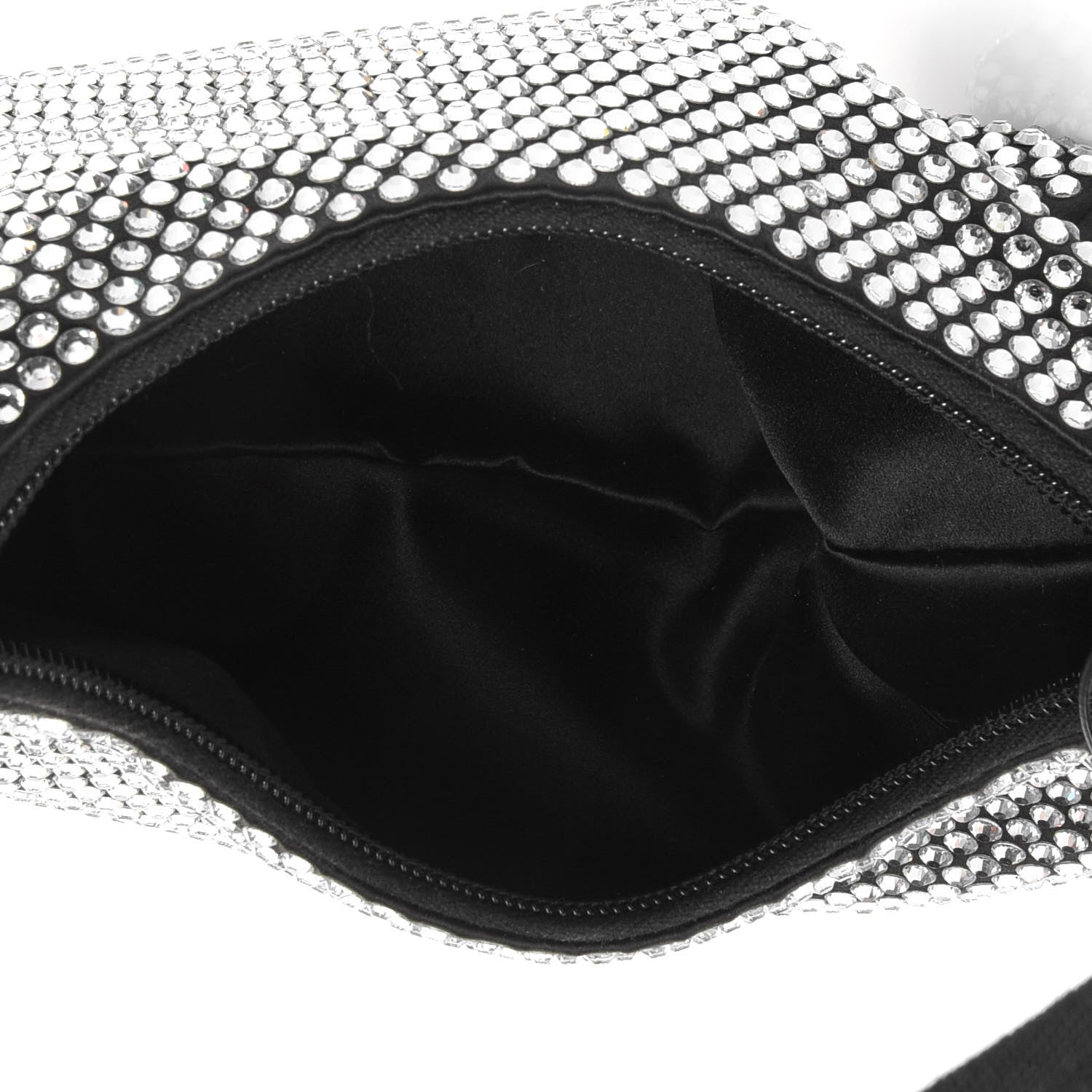 Prada Satin Crystal Mini Re-Edition 2000 Bag Cristal 4 of 4