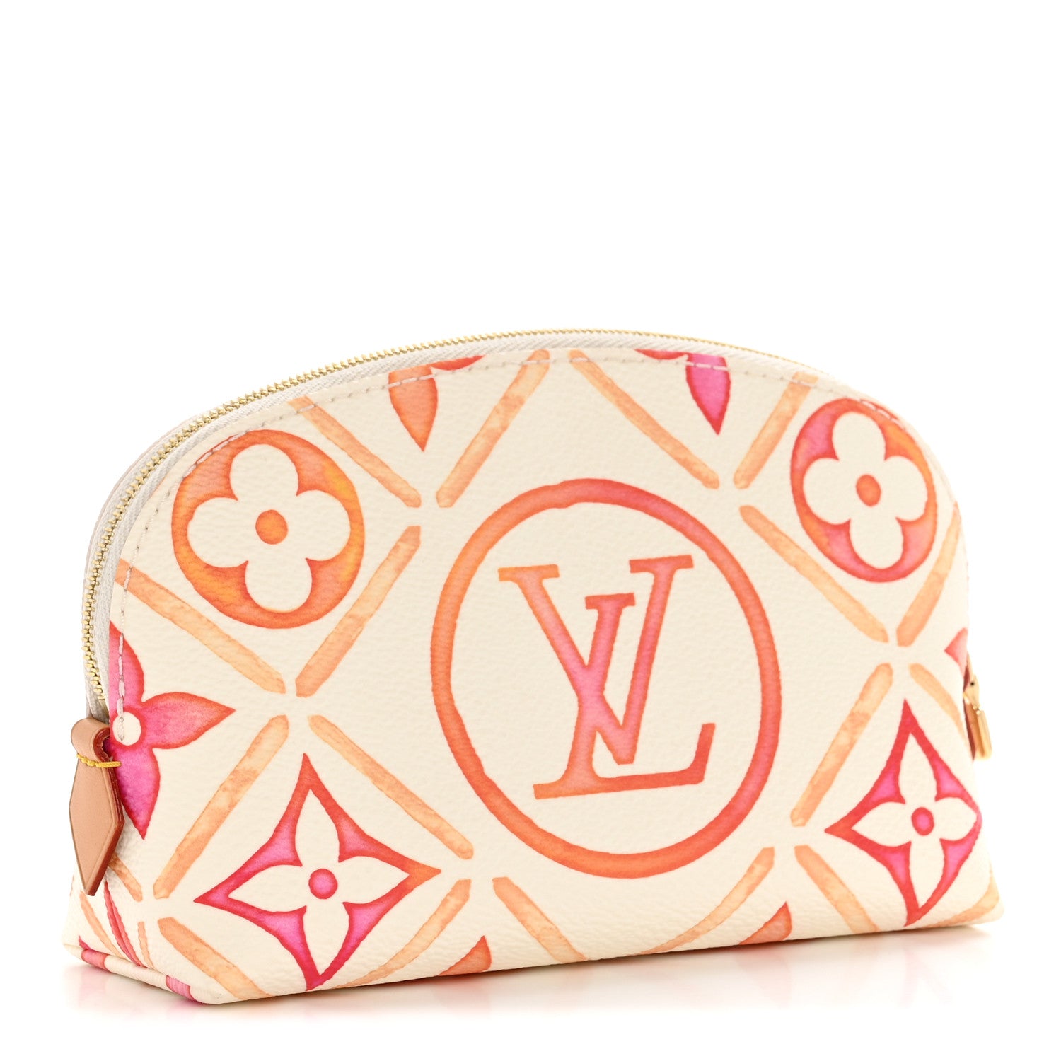 Louis Vuitton Monogram Tiles By The Pool Cosmetic Pouch Coral 3 of 7