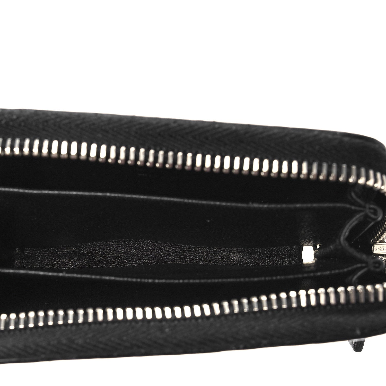 Gucci Crocodile Zip Around Card Case Black 5 of 8
