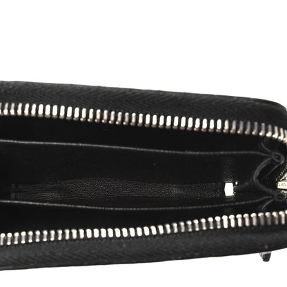 Gucci Crocodile Zip Around Card Case Black 5 of 8