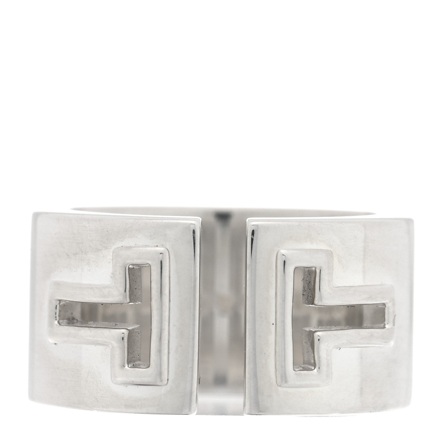 Sterling Silver T Cutout Ring 50 5.25