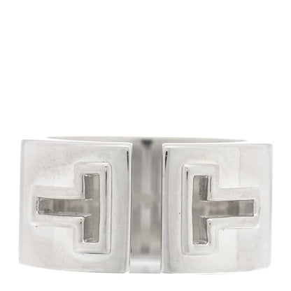 Tiffany Sterling Silver T Cutout Ring 50 5.25 1 of 5