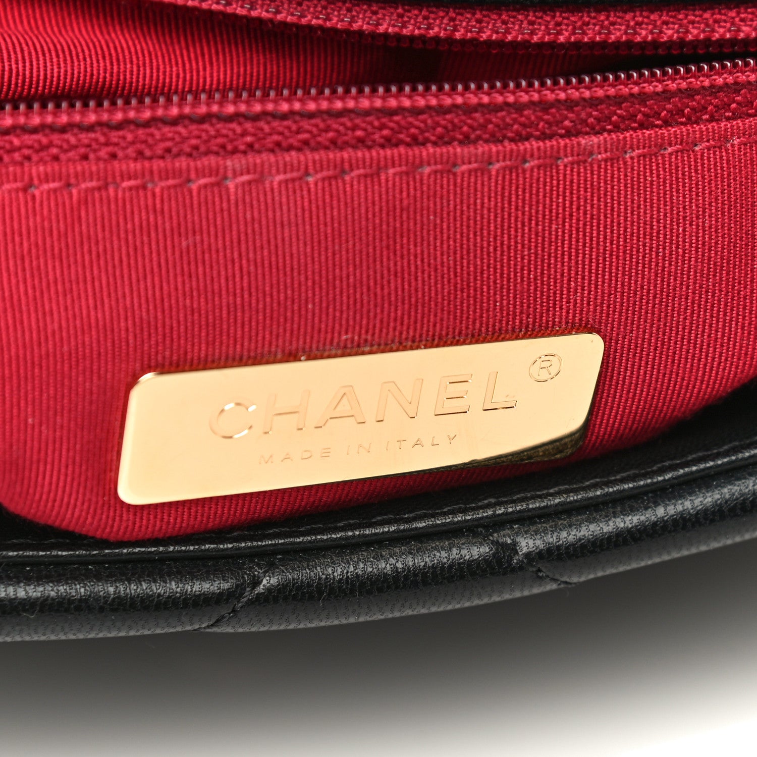 Chanel Shiny Goatskin Quilted Medium Chanel 19 Flap Black 8 of 19