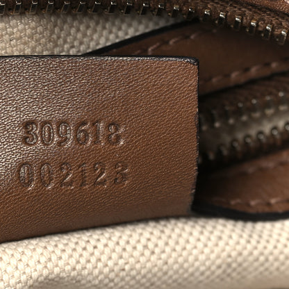 Gucci GG Supreme Monogram Margaux Calfskin Medium Nice Hobo Beige Ebony Acero 7 of 13