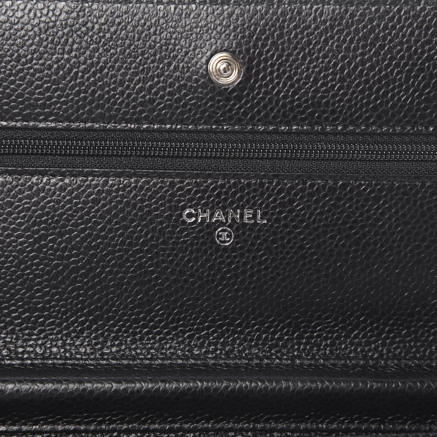 Chanel Caviar Quilted Wallet On Chain WOC Black 6 of 12