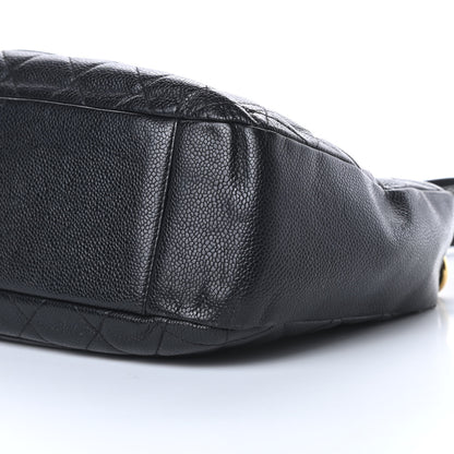 Chanel Caviar Quilted Timeless CC Shoulder Bag Black 10 of 15