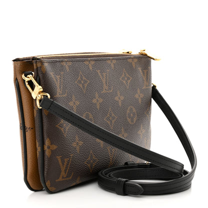 Louis Vuitton Reverse Monogram Giant Double Zip Pochette 3 of 13