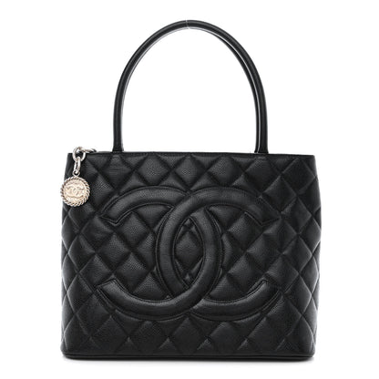 Chanel Caviar Quilted Medallion Tote Black 1 of 11