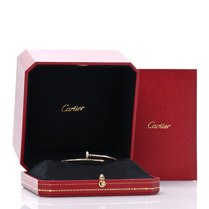 Cartier 18K Pink Gold Diamond Small Juste Un Clou Bracelet 16 4 of 4
