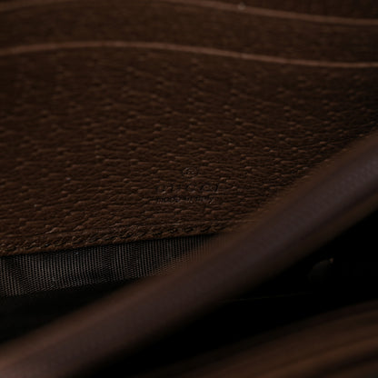 Gucci GG Supreme Monogram Web Ophidia Continental Wallet Brown 6 of 10