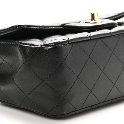 Chanel Lambskin Quilted Mini Rectangular Flap Black 9 of 12